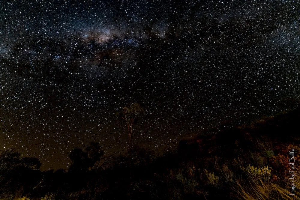 Kings Canyon on a Dark and clear night